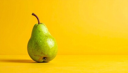 pears on a wooden table