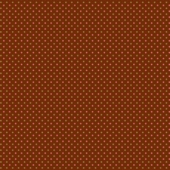 Fototapeta premium Dark brown coffee background Small pink and olive-yellow polka dots Primitive geometric polka dot pattern Minimalistic fabric design in a rustic style