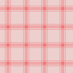 Soft Pink Plaid Seamless Pattern