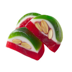 sweet colorful holiday treats PNG image, transparent background