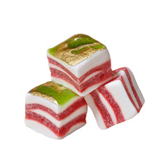 sweet colorful holiday treats PNG image, transparent background