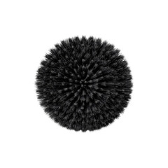 Abstract explosion of lines on black background