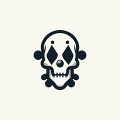 Skull Clown Logo