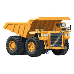 Fototapeta premium heavy duty dump truck