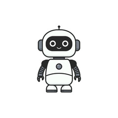 Obraz premium Cute Robotic Cartoon Design Very Cool