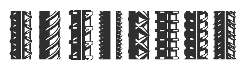 Rebar Vector illustration