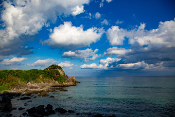 冬の穏やかな奄美大島の風景。