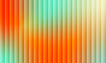 Abstract gradient background with vertical stripes in vibrant shades of orange, red, and teal creating a dynamic and modern visual effect