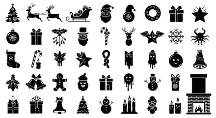 Festive Christmas Elements Collection.