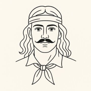 Gauchito Gil Portrait