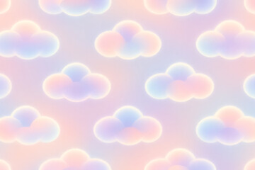 Pastel Ellipse Cloud Pattern – Soft Airy Motif”
