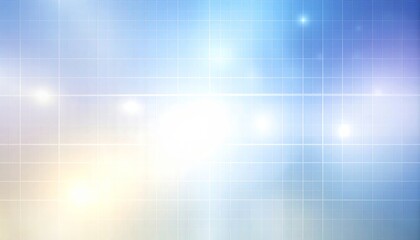 Dynamic abstract blue background featuring geometric squares and dazzling stars pattern digital art.