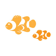 Stylized Fish Illustration in Gray