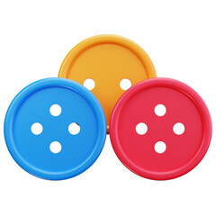 Color Sewing Buttons