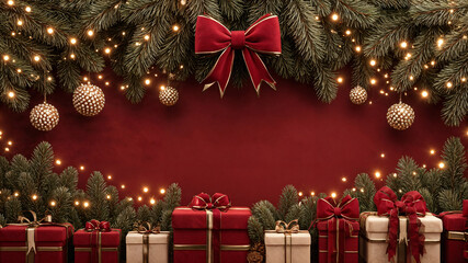 A stunningly beautiful New Year's background for greetings and cards . Generative AI