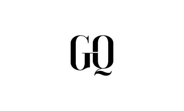GQ initial letters or GQ monogram logo