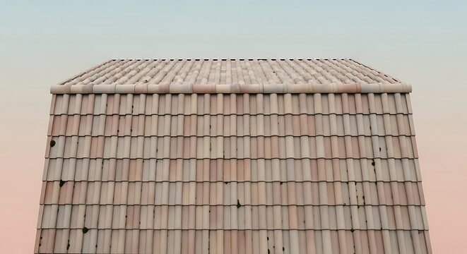 Exterior Surface of House Covered with Terracotta Roof Tiles during Day Time