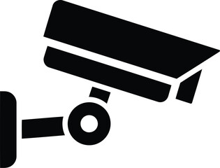 Modern security camera icon for surveillance systems home business protection technology vector
