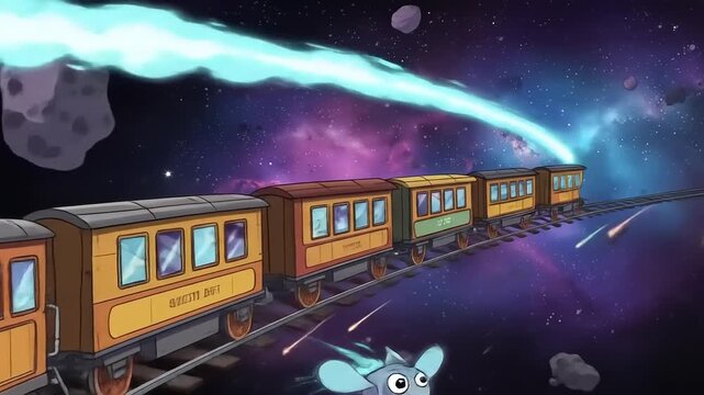 train in the night