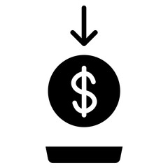 Monetization icon vector image. Can be used for Video Blog.