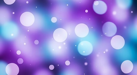 Soft focus purple and blue bokeh lights abstract background blur blurred
