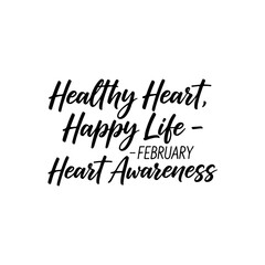 Obraz premium Healthy heart, happy life - february heart awareness isolated on transparent background