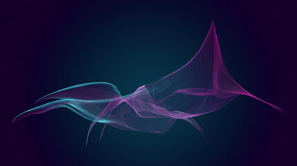 cyan. Sleek, futuristic technological shapes glowing with cyan and magenta light. product launch decks, UI/UX mockups, designed for product launches and innovation pitches, used by PR specialists.f