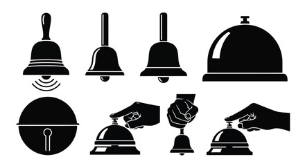 Classic service bells for assistance, urgent attention needed now!