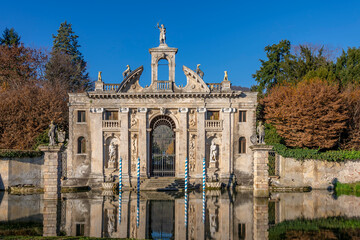 Ancient monumental garden of Valsanzibio or garden of Villa Barbarigo in Valsanzibio, Padua, Italy