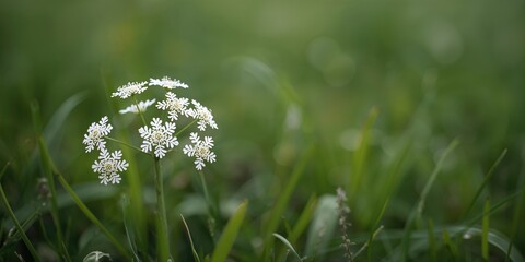 Delicate snowflake flowers blooming outdoors, emphasizing seasonal renewal and floral diversity, Spring