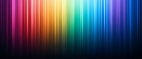Vibrant abstract vertical light streaks blending smoothly in a rich gradient spectrum