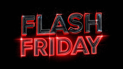 Dynamic promotional ticket design for Flash Friday in PNG
