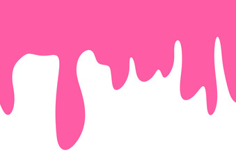 pink nail polish melted element