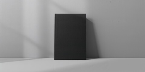Fototapeta premium Businessman standing alone against a white background, emphasizing solitude in corporate settings