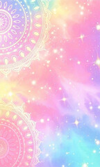 colorful abstract background with stars