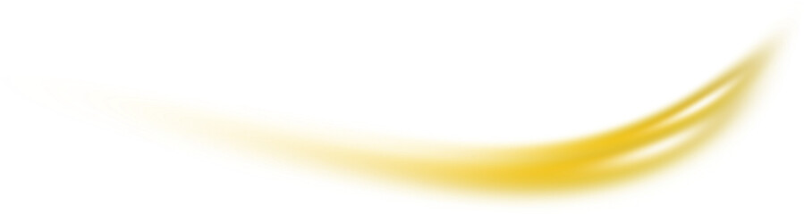 Golden smooth gradient light beam for party overlay
