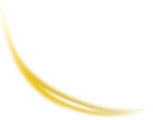 Abstract golden blur thin light swoosh for decoration