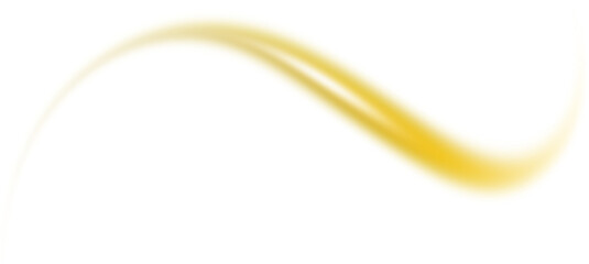 Naklejka premium Golden smooth gradient wave divider line for text