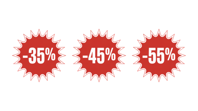 Irresistible discounts up to 55 percent, grab these limited time offers now, enhance your marketing with these eye catching promotional graphics