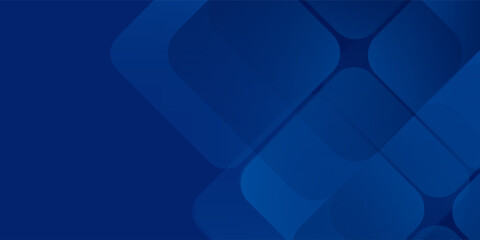 Abstract blue transparant background with glowing geometric lines. Modern blue gradient square shape design. Simple art good nice illustrations