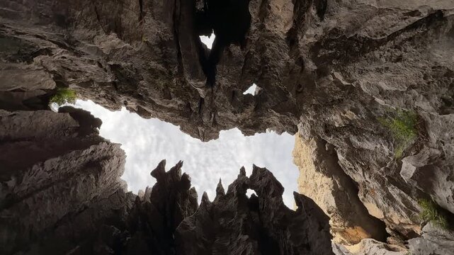 the structure of the deep and dangerous pit in the wild geography