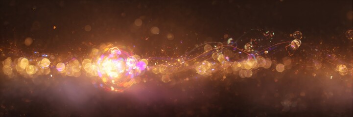 Bokeh and light painting photography, background for text and layout design, artistic visual effects