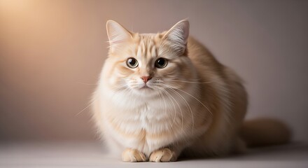A young tabby cat stretching its body on a wooden floor with natural light
