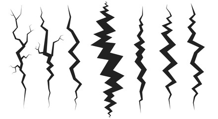 Cracked walls textures for backgrounds and special effects creation