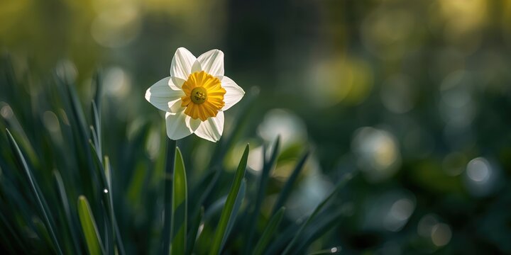 Lush green grass as a background for text and layout, suitable for editorial headers