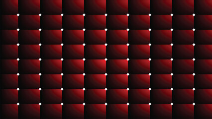 Obraz premium Elegant dark red quilted leather texture background with subtle highlights