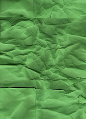 Green Fold & Wrinkle Paper Texture