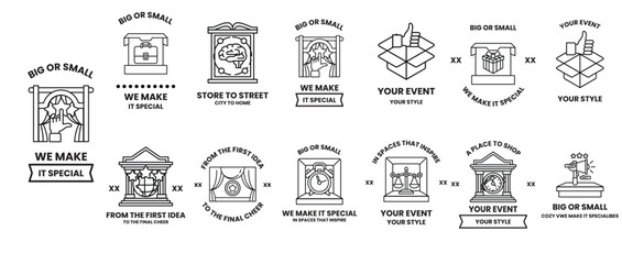 The logo is for a company that specializes in events