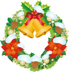Luxurious Traditional Christmas Wreath Decoration for the Holiday Season