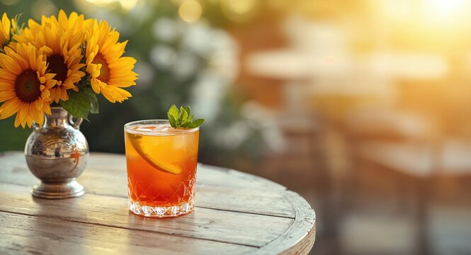 Homemade Cointreau with sunflowers, emphasizing citrus infusion process